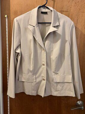 Size 16W - Courtenay - Light Beige Dress Jacket